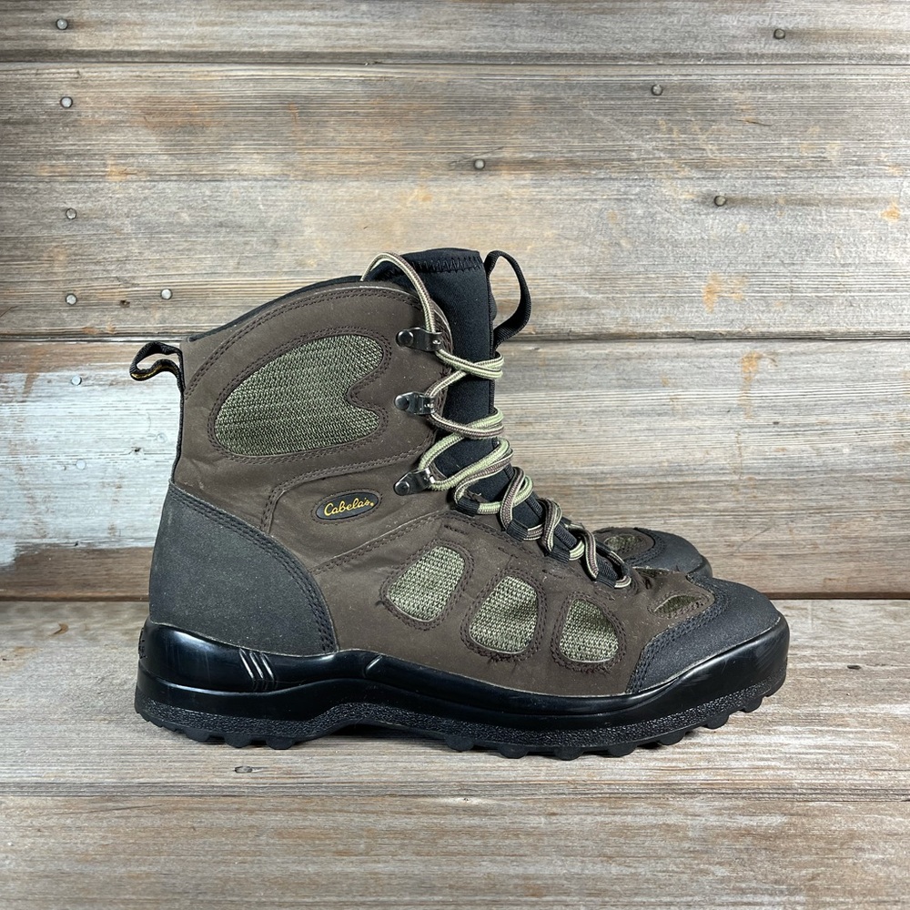 Cabela’s Hiking Boots Brown And Green